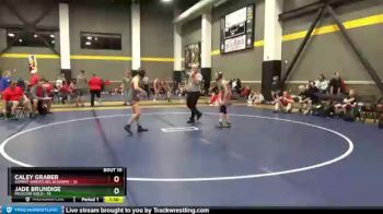 100 lbs Round 2 (12 Team) - Jade Brundige, Missouri Gold vs Caley Graber, Summit Wrestling Academy