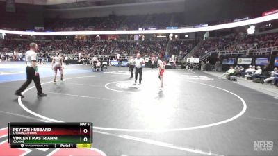 I-102 lbs Cons. Round 2 - Vincent Mastrianni, Colonie vs Peyton Hubbard, Chenango Forks