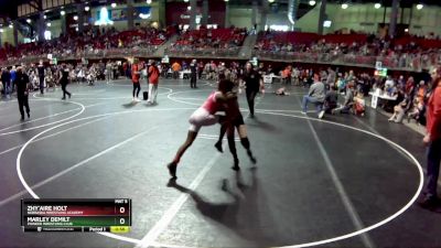 82 lbs Champ. Round 1 - Zhy`Aire Holt, Nebraska Wrestling Academy vs Marley DeMilt, Pioneer Wrestling Club