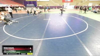 120 lbs Champ. Round 2 - Ryan Dugan, Durango Wrestling vs Co`ji Campbell, Toss Em Up Wrestling Academy