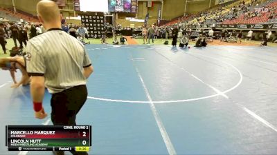 150 lbs Cons. Round 2 - Marcello Marquez, Colorado vs Lincoln Hutt, Moen Wrestling Academy