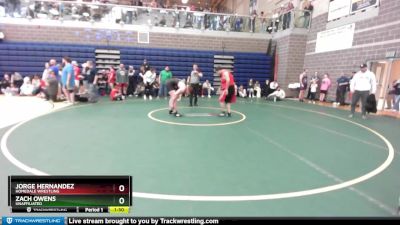 235 lbs Round 3 - Zach Owens, Unaffiliated vs Jorge Hernandez, Homedale Wrestling