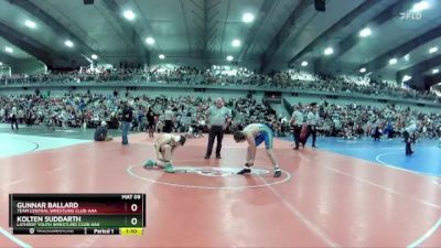 120 lbs Champ. Round 2 - Kolten Suddarth, Lathrop Youth Wrestling Club-AAA vs Gunnar Ballard, Team Central Wrestling Club-AAA