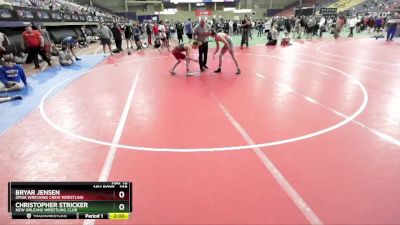 138 lbs Champ. Round 1 - Bryar Jensen, Omak Wrecking Crew Wrestling vs Christopher Stricker, New Orleans Wrestling Club