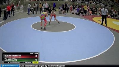 86 lbs Cons. Round 4 - Noah Cervantes, The Dalles Wrestling Club vs Ty Johnston, Deschutes Mat Club