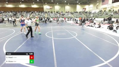 190 lbs Final - Dalton Reed, Team Aggression vs Bradlee Shaw, Swamp Monsters