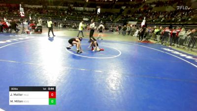 80 lbs Consi Of 8 #1 - John Matter, Yale Street vs Maddox Millan, Revolution Wrestling Club