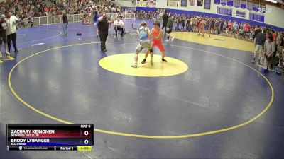 138 lbs Semifinal - Zachary Keinonen, Newberg Mat Club vs Brody Lybarger, All-phase