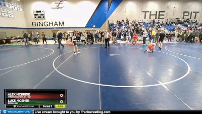 88 lbs Champ. Round 1 - Luke Mosher, Ridgeline vs Alex McBride, American Fork Jr High