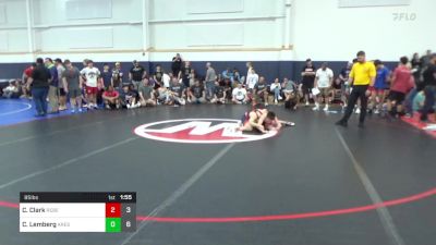 85 lbs Pools - Cayden Clark, Rebellion vs Cole Lemberg, Ares W.C. (MI)