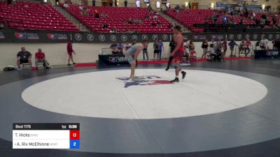 77 kg Rnd Of 16 - Tyler Hicks, Ohio vs Aydin Rix McElhinney, Northern Colorado Wrestling Club