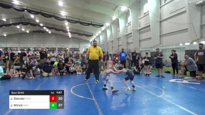 45 lbs Pools - Johnathan Stender, Panther Elite vs Jaxton Wirick, Ohio Gold