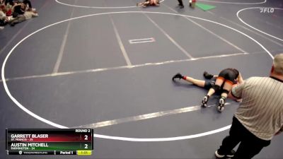 100 lbs Round 2 (4 Team) - Austin Mitchell, Farmington vs Garrett Blaser, St. Francis