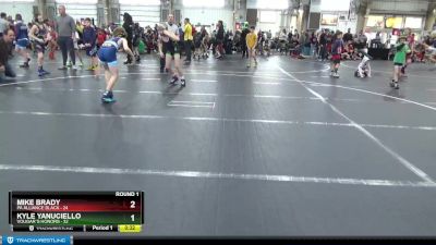 96 lbs Round 1 (6 Team) - Mike Brady, PA Alliance Black vs Kyle Yanuciello, Vougar`s Honors