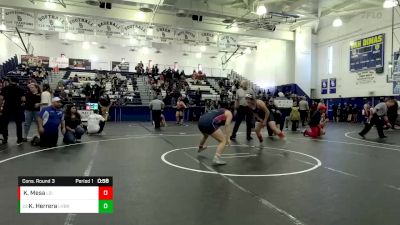 189 lbs Cons. Round 3 - Katherine Herrera, La Habra vs Karina Mesa, La Sierra