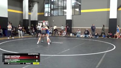 118 lbs Quarterfinal - Kaylyn Harrill, The Best Wrestler vs Ryley Hartman, Immortal Athletics WC