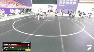 145 lbs Champ. Round 2 - Jackson Jaspers, IA vs Elijah Larsen, AK