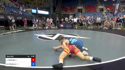 170 lbs Rnd Of 64 - Jack Mathieu, Georgia vs Quinten Attebury, Missouri