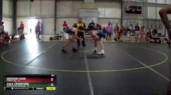 167 lbs Round 4 (6 Team) - Zack Crawford, American Gladiators vs Jackson Sage, Lowell WC