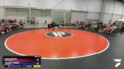 120 lbs Semis & 3rd Wb (16 Team) - Liam Neitzel, Wisconsin vs Johnny Green, Ohio Gray