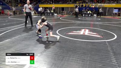 45 lbs Round Of 64 - Jayden Roberts, Greenville vs Hayden Zemba, Easton