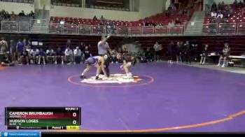 106 lbs Round 3 (3 Team) - Cameron Brumbaugh, Hastings vs Hudson Loges, Blair