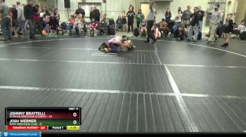 88 lbs Round 3 (6 Team) - Johnny Brattelli, Scanlan Wrestling Academy vs Josh Werner, NOVA Wrestling Club