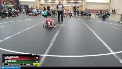 48 lbs Round 2 - Jaxon Cecil, MTC vs Lucas Krause, Fair Lawn