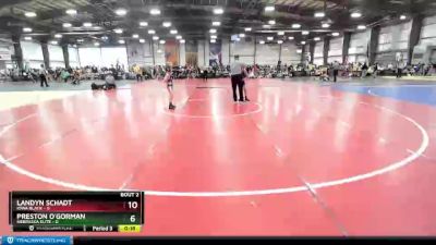 52 lbs Rd# 4- 2:00pm Friday Final Pool - Lane McClintock, Iowa Black vs John Petrovcik, Nebraska Elite