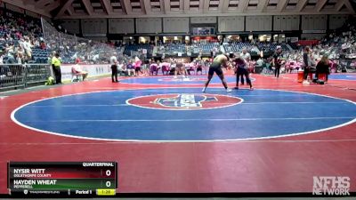 1A-285 lbs Quarterfinal - Nysir Witt, Oglethorpe County vs Hayden Wheat, Pepperell