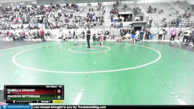 55 lbs Semifinal - Isabella Graham, AK vs Madison Betterman, CO