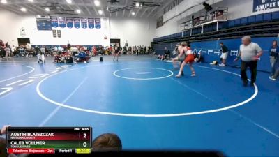 157 lbs Cons. Round 4 - Austin Blajszczak, Natrona County vs Caleb Vollmer, Tongue River