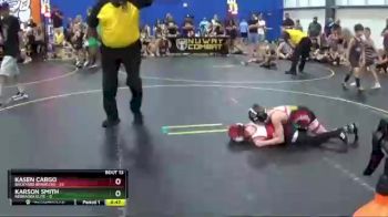 56 lbs Round 4 (8 Team) - Kasen Cargo, Backyard Brawlers vs Karson Smith, Nebraska Elite