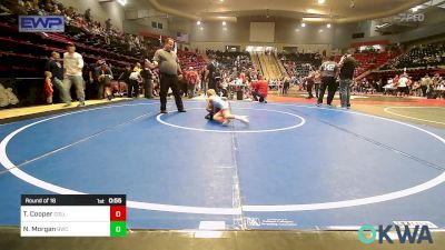 43 lbs Round Of 16 - Tripp Cooper, Collinsville Cardinal Youth Wrestling vs Noah Morgan, Berryhill Wrestling Club