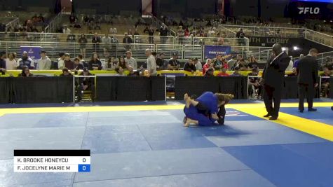 KATELYN BROOKE HONEYCUTT vs FELICIA JOCELYNE MARIE MARCEAU 2024 Pan Jiu Jitsu IBJJF Championship