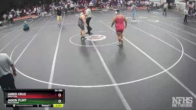 3A 285 lbs Quarterfinal - Jared Cruz, West Oak vs Jason Flint, Waccamaw