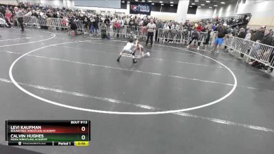 59 lbs Cons. Round 3 - Calvin Hughes, Moen Wrestling Academy vs Levi Kaufman, Roundtree Wrestling Academy