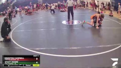 125 lbs Round 1 (6 Team) - Wyatt Moore, Ohio Hazards vs Kingston Campbell, Carolina Reapers