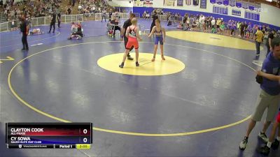 98 lbs Round 3 - Clayton Cook, All-phase vs Cy Sowa, Salem Elite Mat Club