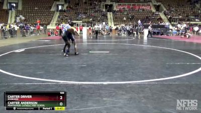 106 lbs Cons. Semi - Carter Anderson, Montgomery Catholic Prep School vs Carter Driver, Ranburne