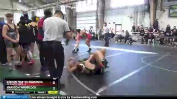 130 lbs Round 2 (4 Team) - Grayson Woodcock, Dynasty Bad Boy vs Stefan Matteo Noronha, PA Alliance White