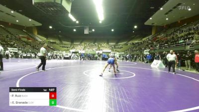 134 lbs Semifinal - Paris Ruiz, Buchanan vs Eli Granada, Clovis