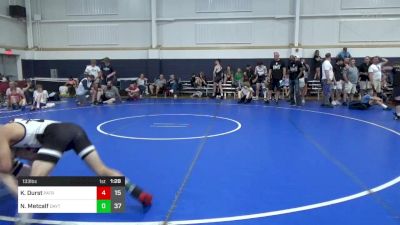 133 lbs Final - Kendrick Durst, Patriots Wrestling Club vs Nathan Metcalf, Dayton Bandits - Black