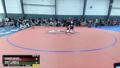 62 lbs Round 2 - Rhett LaBelle, Big Cat Wrestling Club vs Danger Hough, All-Phase Wrestling Club