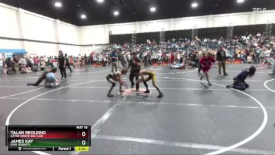 106 lbs Cons. Semi - James Kay, Dixie Hornets vs Talan Reolegio, Gator Wrestling Club