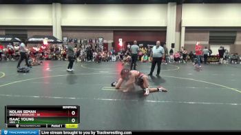 112 lbs Semis (4 Team) - Nolan Seman, Backyard Brawlers vs Isaac Young, Ares