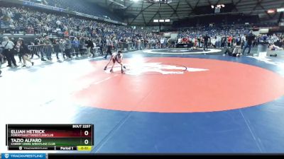 70 lbs Cons. Semi - Elijah Hetrick, FordDynastyWrestlingClub vs Tazio Alfaro, Cherry Creek Wrestling Club