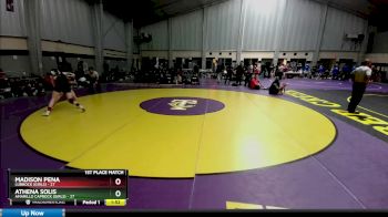 120 lbs Placement (4 Team) - Athena Solis, Amarillo Caprock (Girls) vs Madison Pena, Lubbock (Girls)