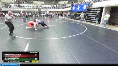 285 lbs Semifinal - Hayden Skillings, Coon Rapids Mat Bandits vs Ruslan Martin, Built By Brunson