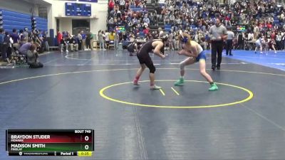 120 lbs Cons. Round 5 - Braydon Studer, MOHAWK vs Madison Smith, FINDLAY